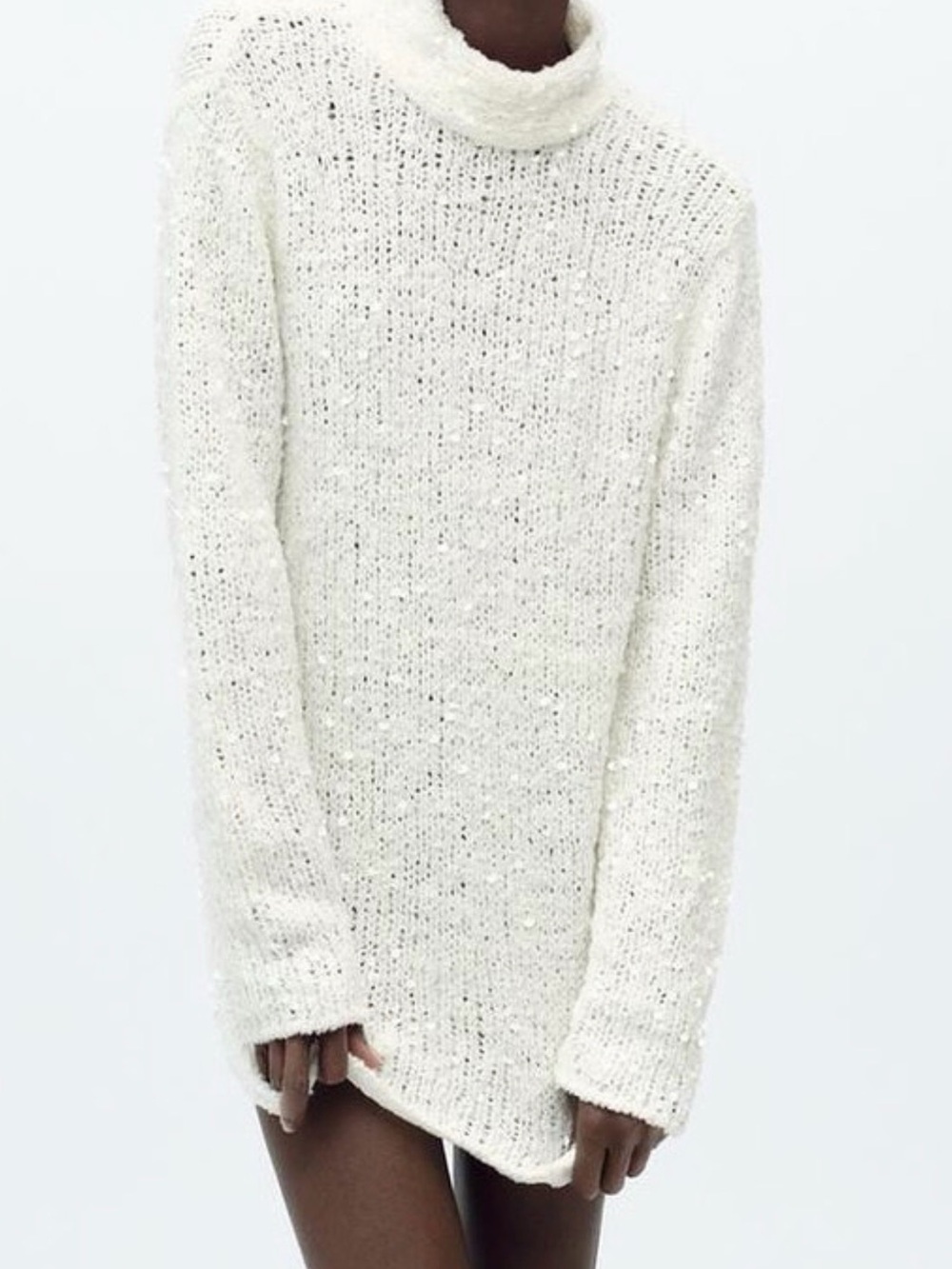 Zara sequins  knit dress M